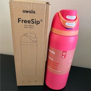 Owala Pink FreeSip Water Bottle